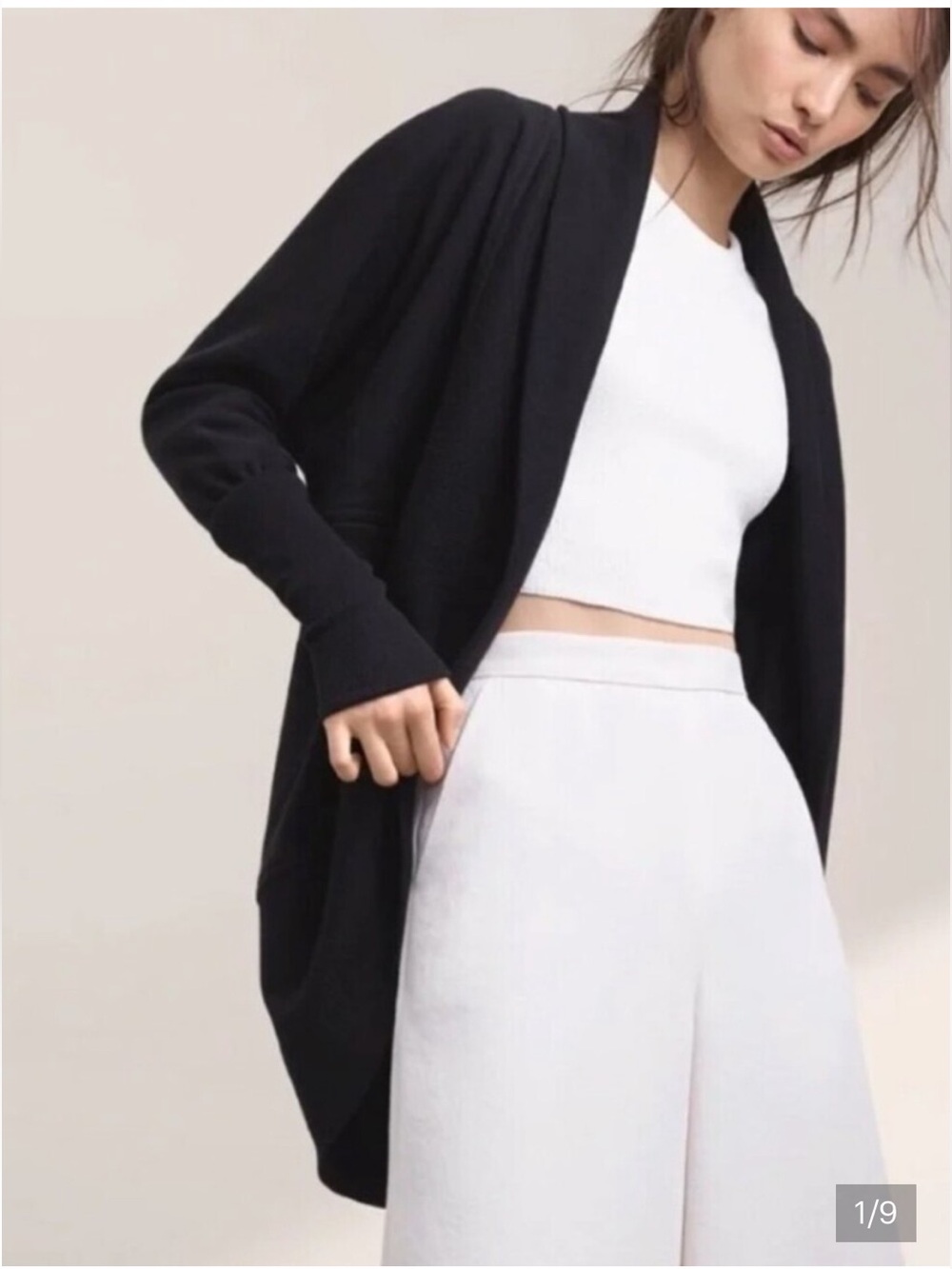 Wilfred cocoon Open-Front Cardigan Sweater